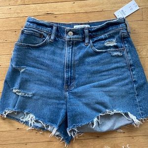 Abercrombie 4” mom short size 4/27